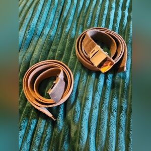 Mens Web Belt Military Style Nylon Adjustable 46"